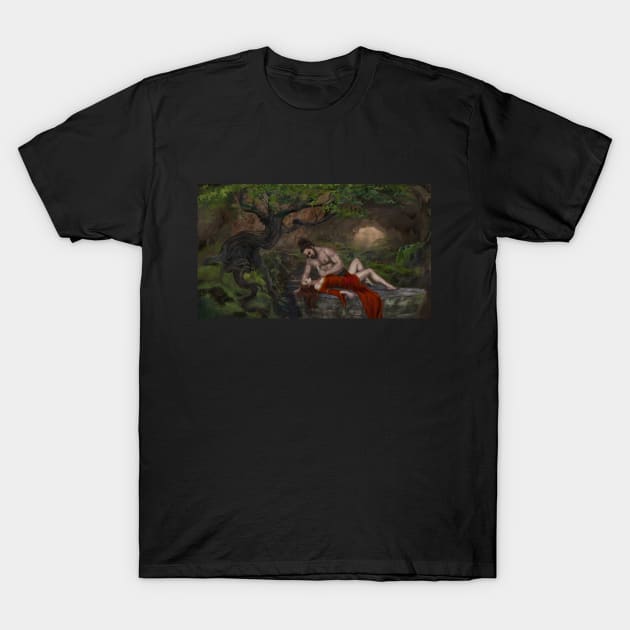 Under The Tanshi Tree T-Shirt by Denali Day